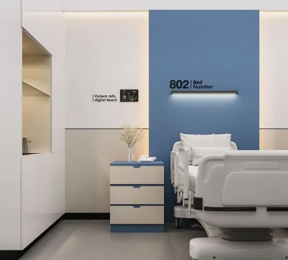 hospital room furniture, waiting area furniture, bedside locker, icu bed, flat bed, plain bed shop all at NM enterprises