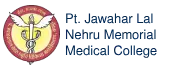 Pt. Jawahar Lal Nehru Memorial Medical College Logo  - Partnering for quality Medical & Laboratory Equipments with NM Enterprises