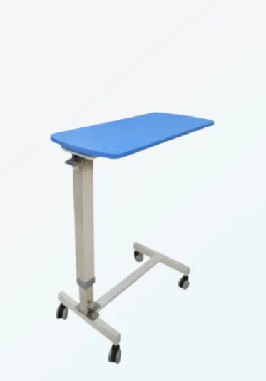 overbed table, hospital furniture, high quality over bed aluminium frame table