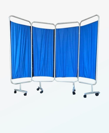 Bed Side Screen (4 Panels) MP - 534, Bed Side Screen, recovery room side screen, user-friendly design Bed Side Screen