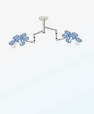 OT Light 05 05 MP - 599,  Configurable surgical Light 05+05 LED,  Operation theater lights, operating room lights,  surgical and medical procedures