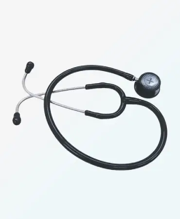 Cardiologist's Essential Tool: ST-1004 Dual-Head Stethoscope (Precise Diaphragms & Clear Sound), Ideal for Detailed Heart Sound Analysis & Accurate Cardiac Diagnoses.